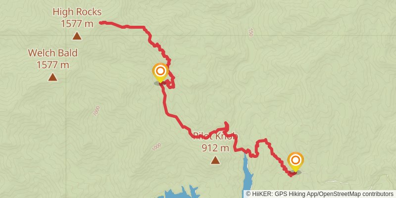 Bear Creek via Lakeshore Trail stage 2 Map