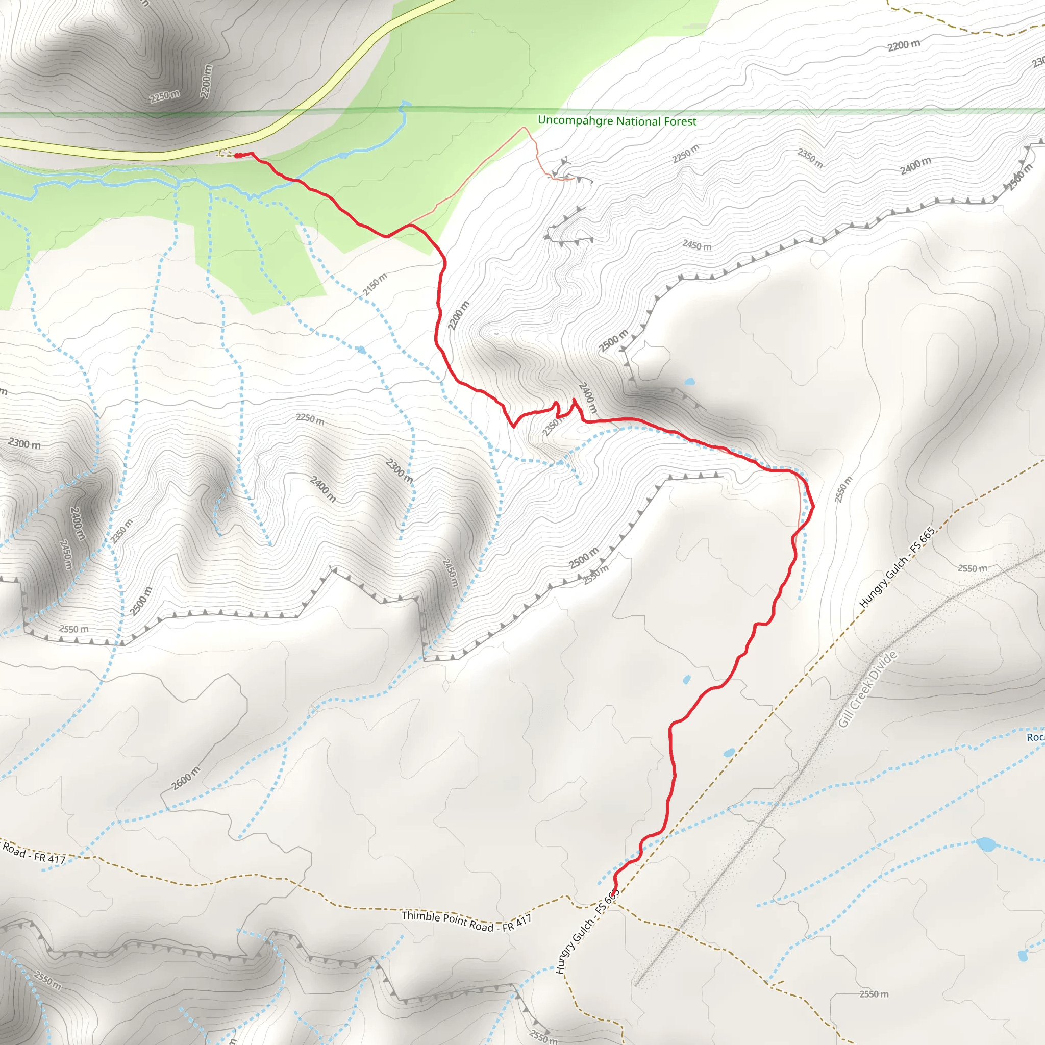 Wildcat Trail mobile static map
