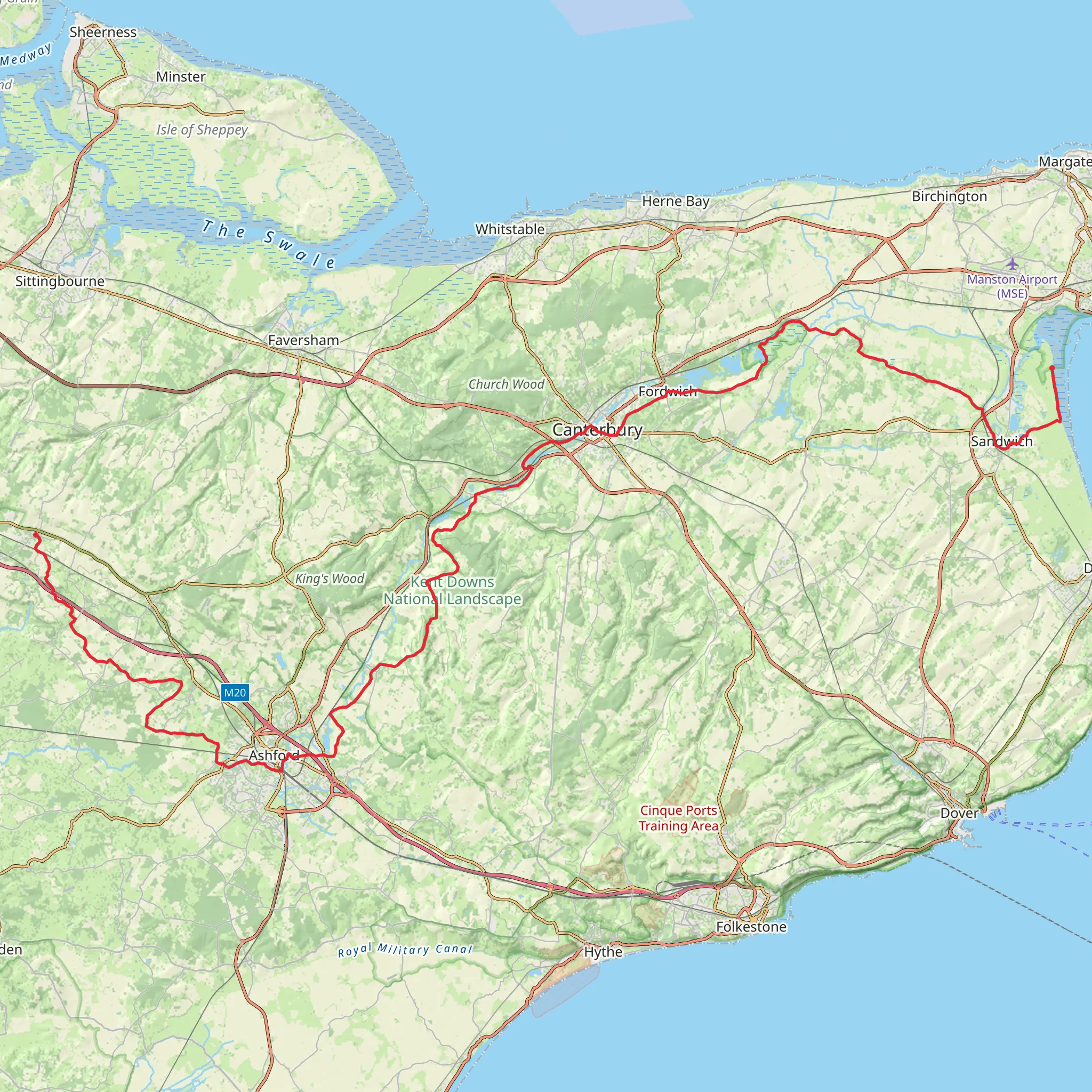 Stour Valley Walk - Kent mobile static map