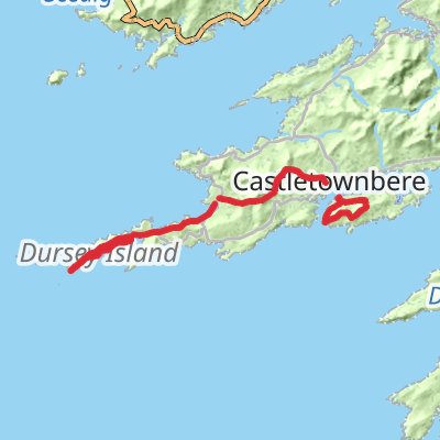 Beara Way 6-Day Gentle Tour (Hillwalk Tours) mobile static map
