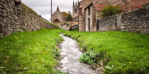 An image depicting the trail Ebor Way and its surrounding area.