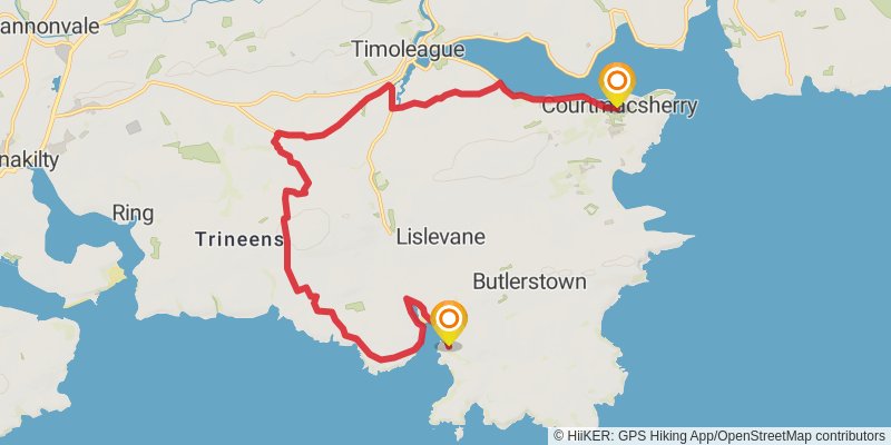 Seven Heads Peninsula stage 2 Map