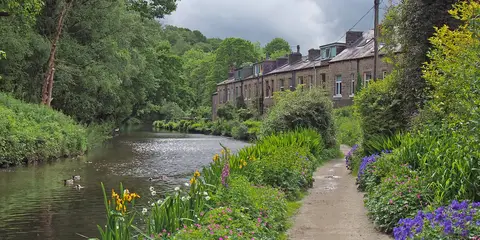 An image depicting the trail Bronte Loop from Hebden Bridge and its surrounding area.