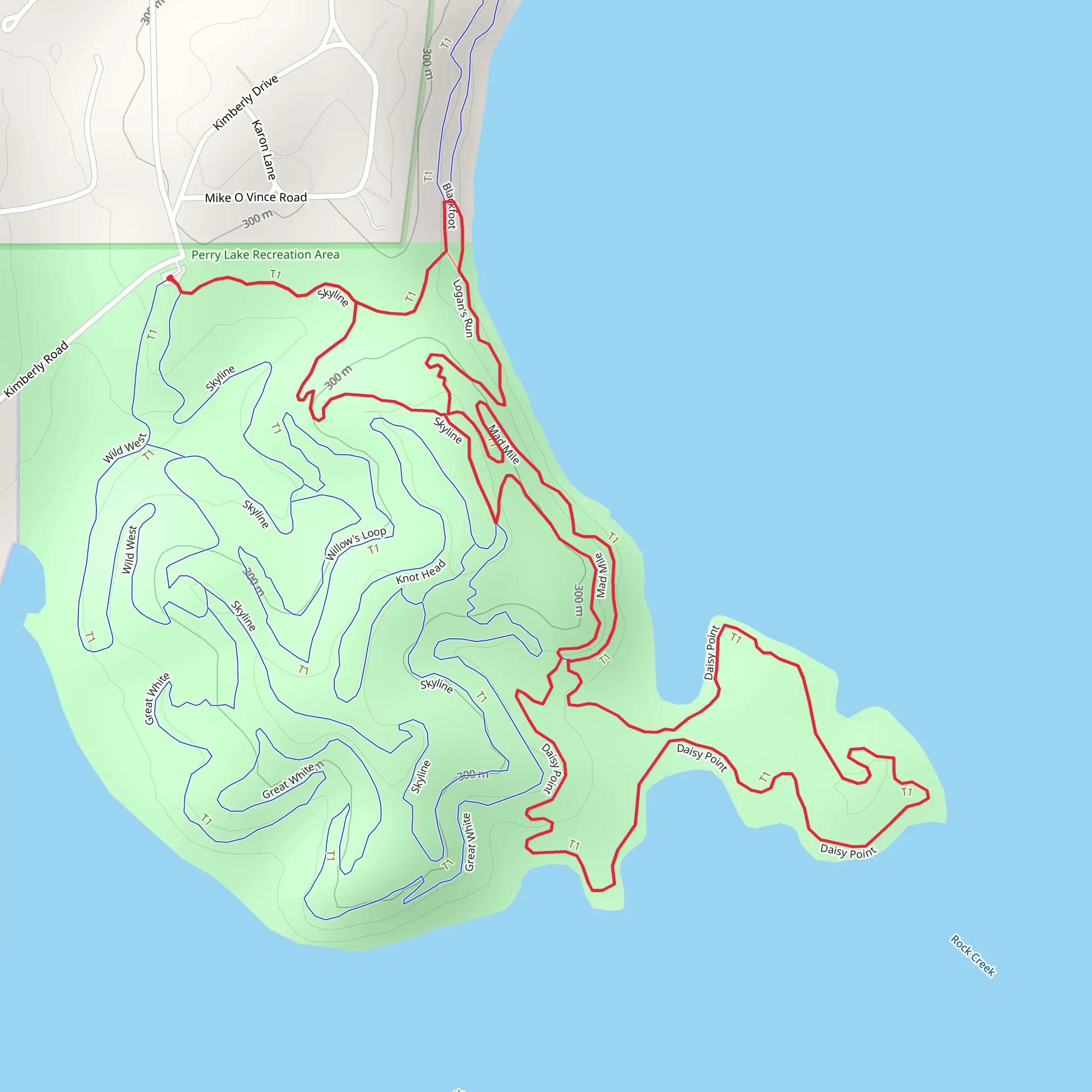 Delaware River East side Loop mobile static map