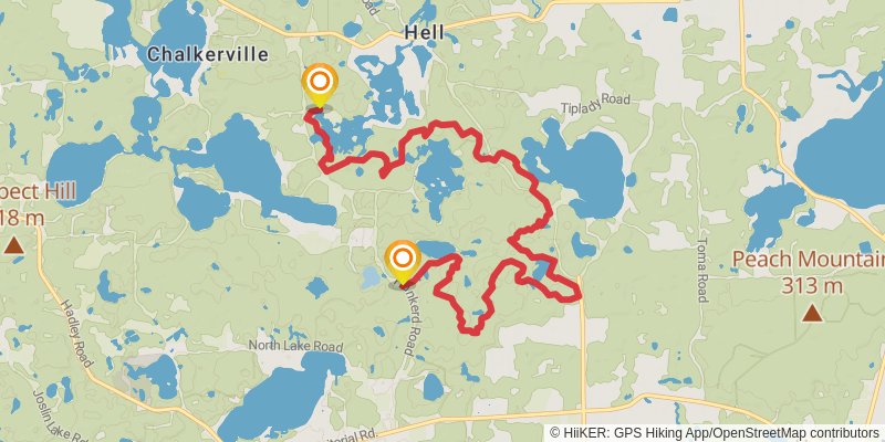 Potawatomi Trail stage 2 Map