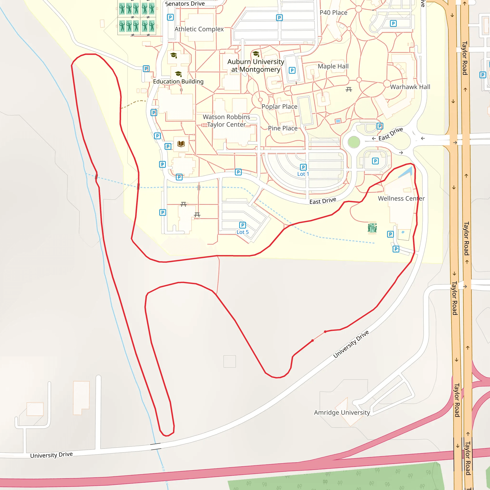 Alabama Loop mobile static map