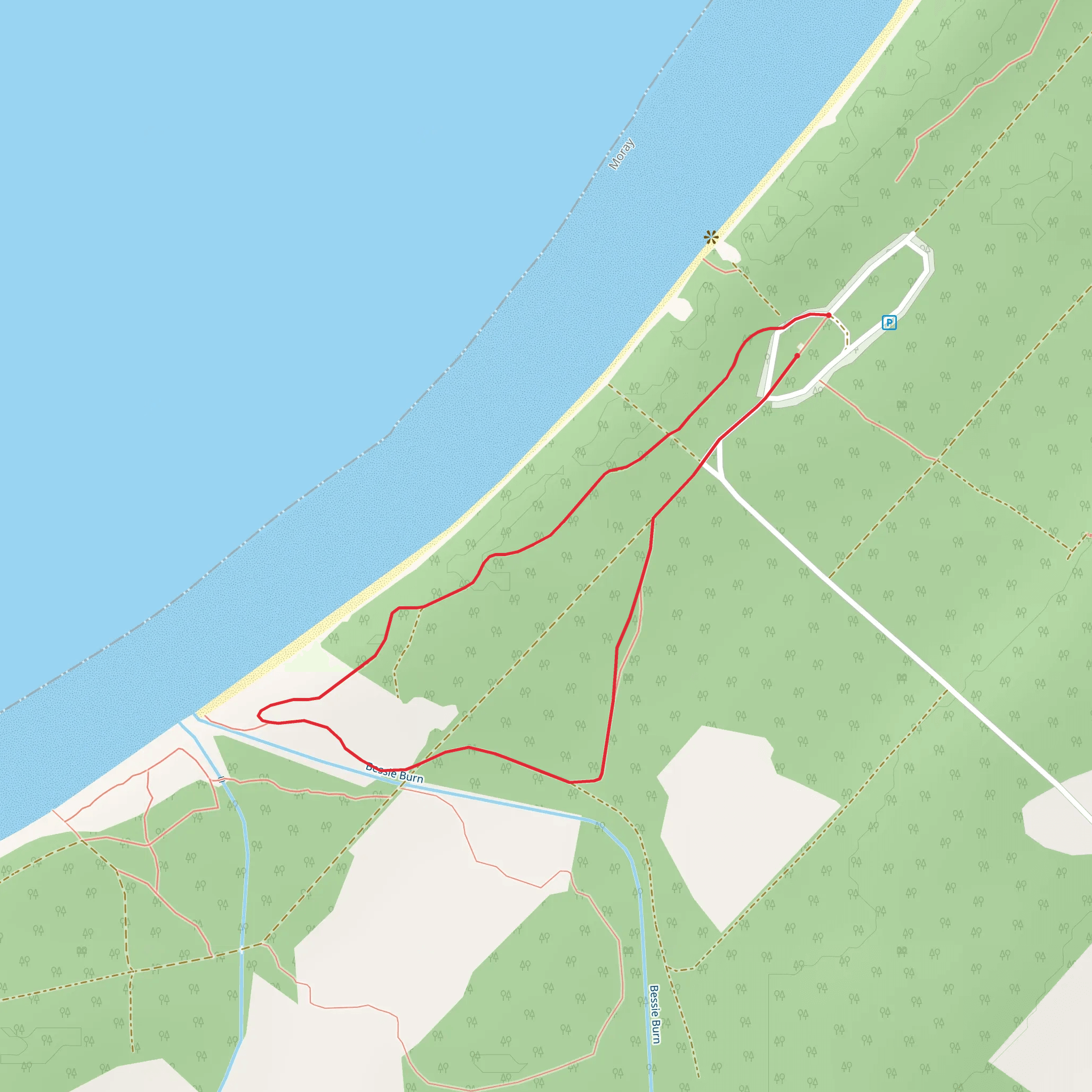 Ice House Loop - Burghead Bay mobile static map