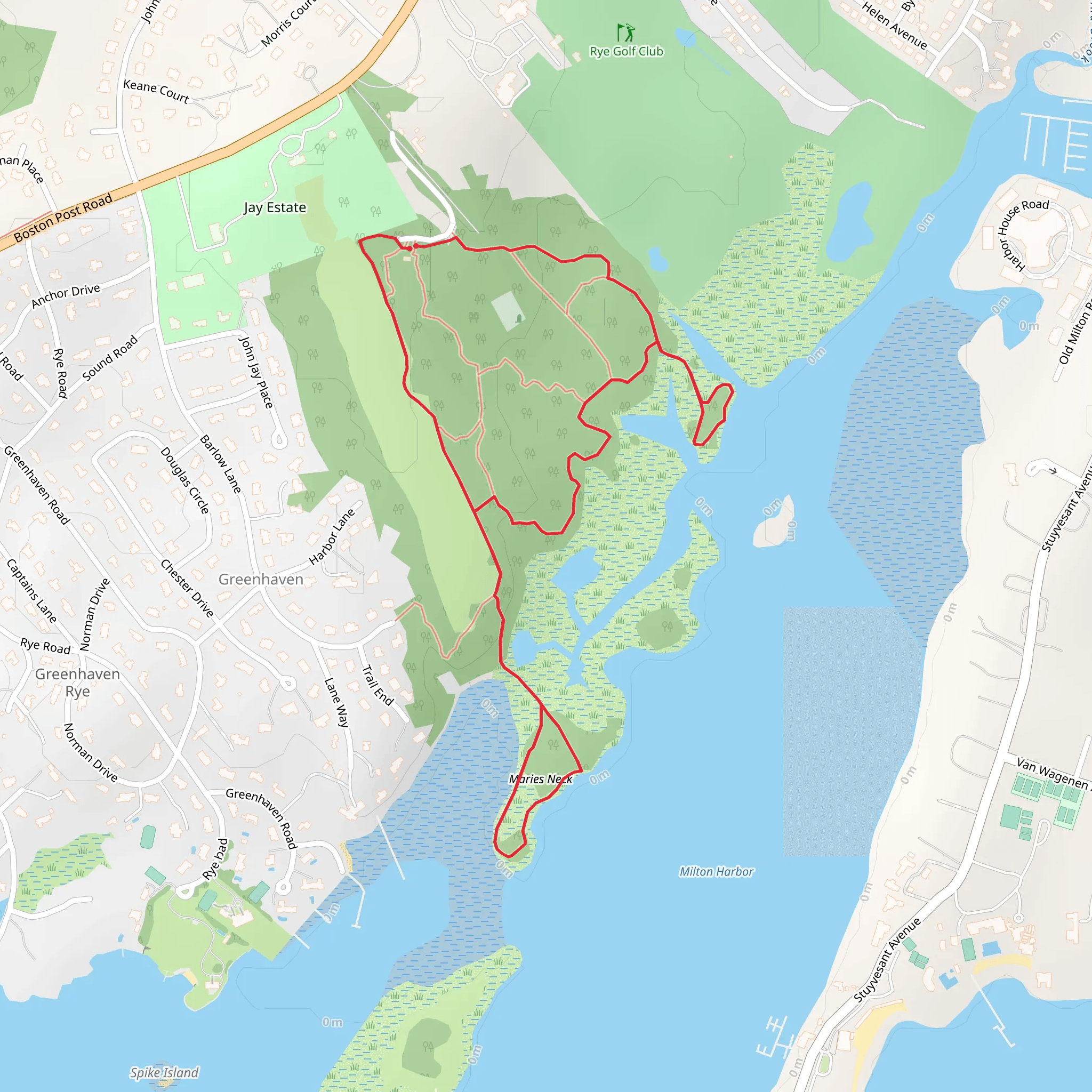 Greenhaven Channel mobile static map