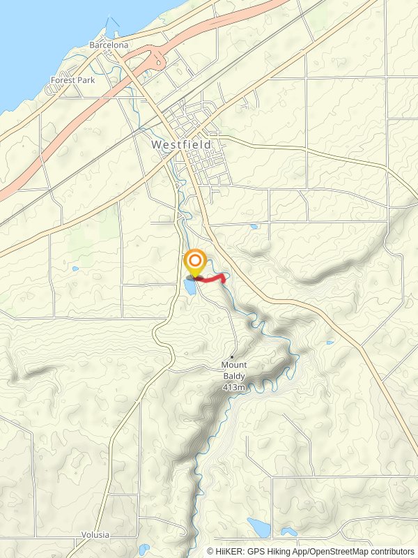 Chautauqua Creek from Mount Baldy Road