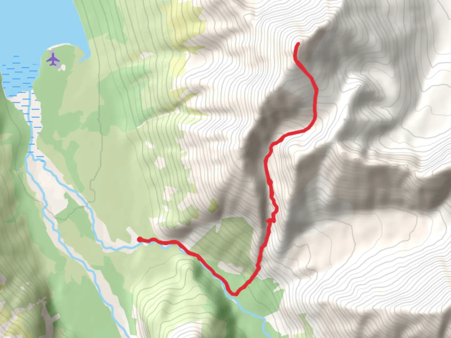 An image depicting the trail Bold Peak via East Fork Eklutna River Trail and its surrounding area.