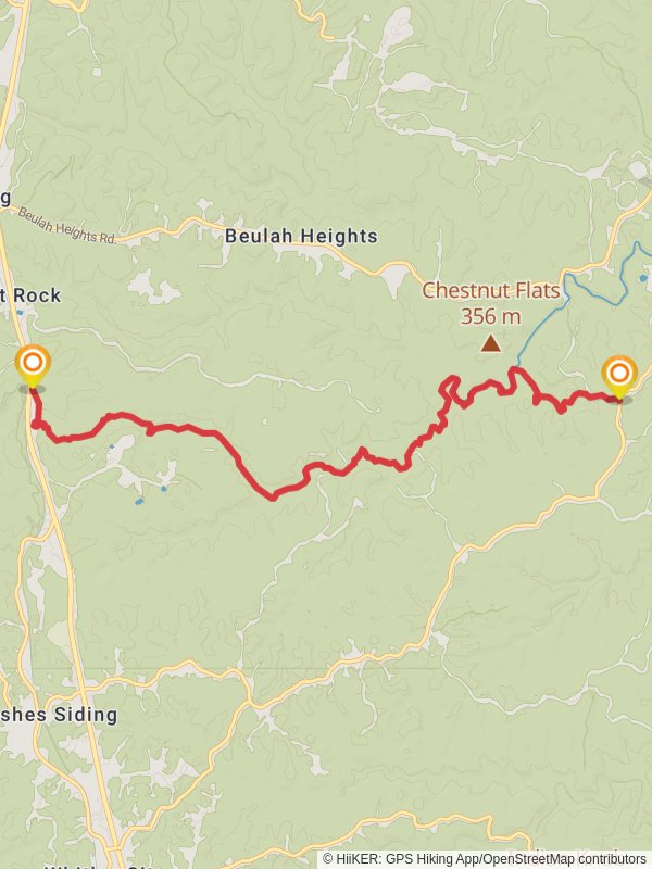 Sheltowee Trace Trail Point to Point