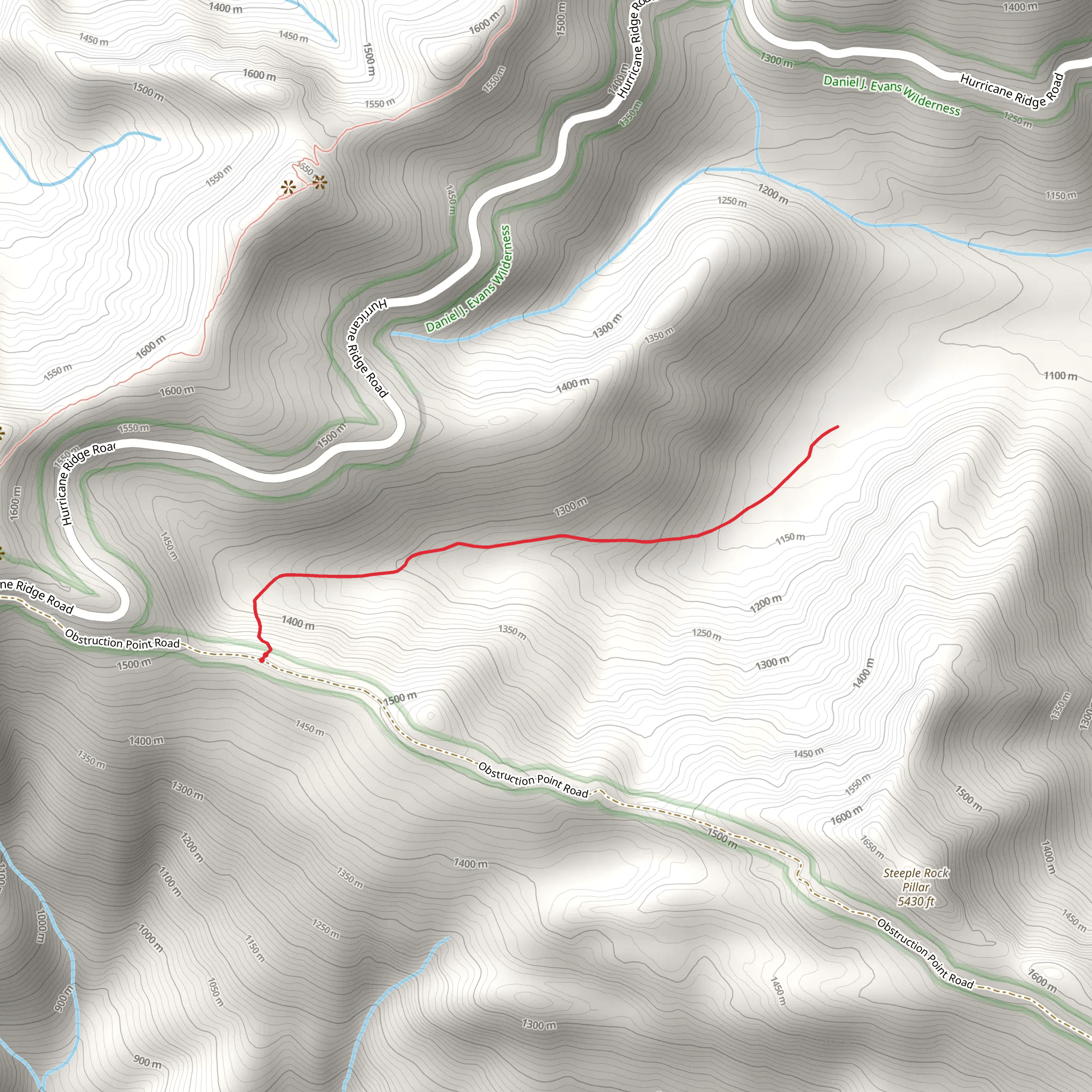 Cox Valley Primitive Trail mobile static map
