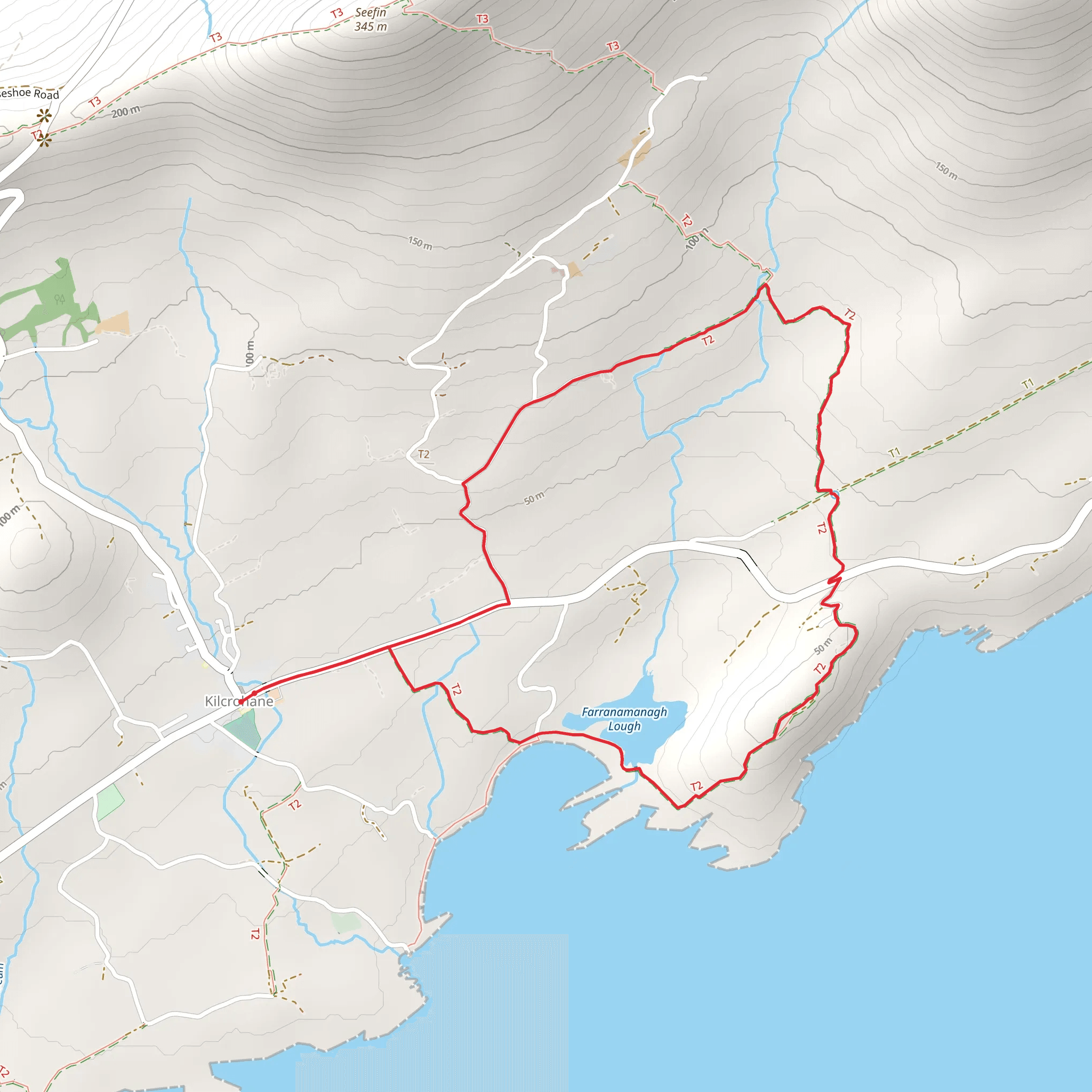 Farranamanagh Loop mobile static map