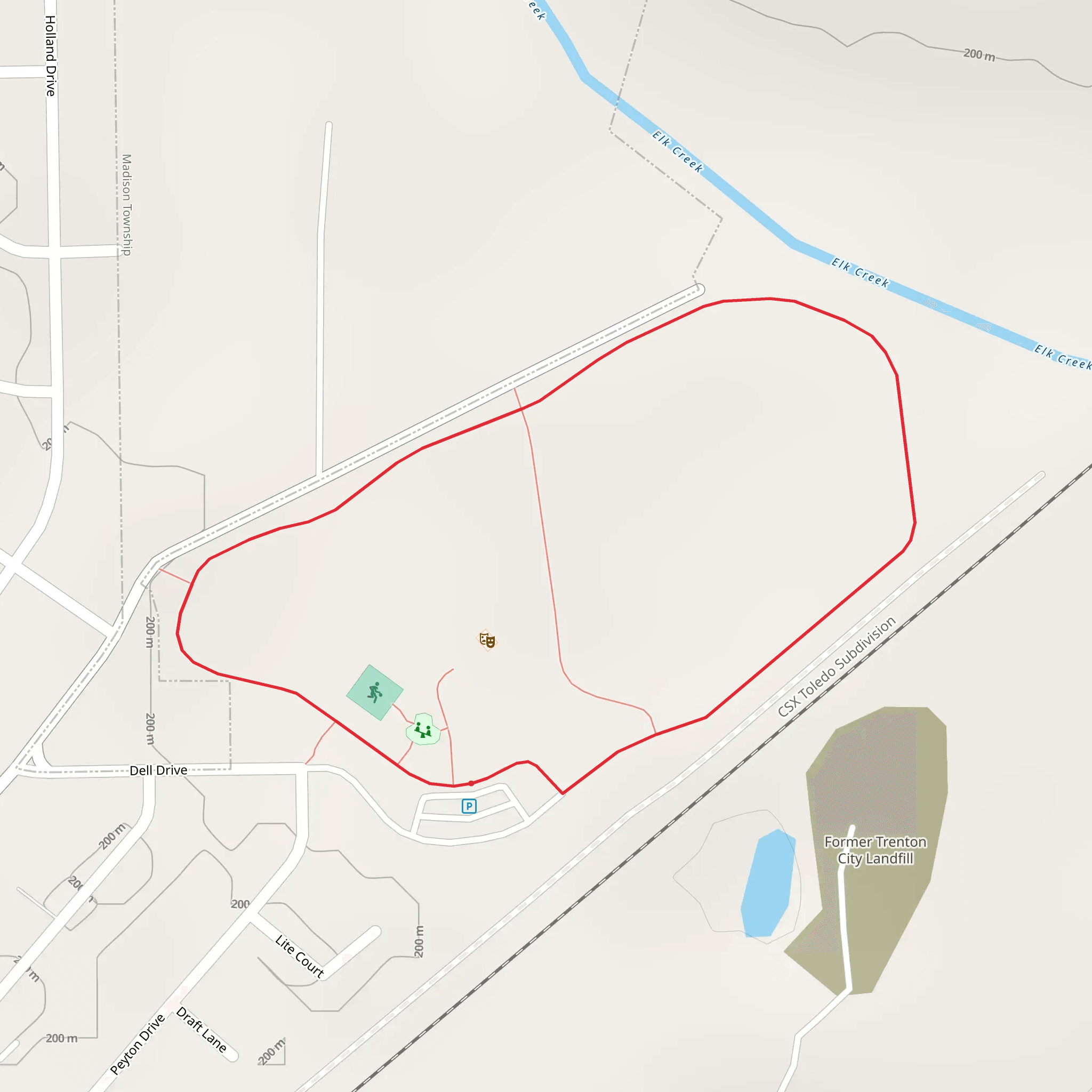 Dell Drive Loop mobile static map