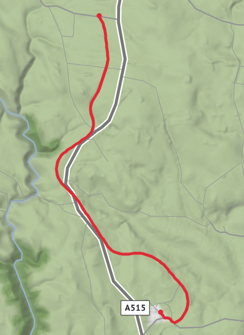 Derbyshire Dales Trail Running mobile static map