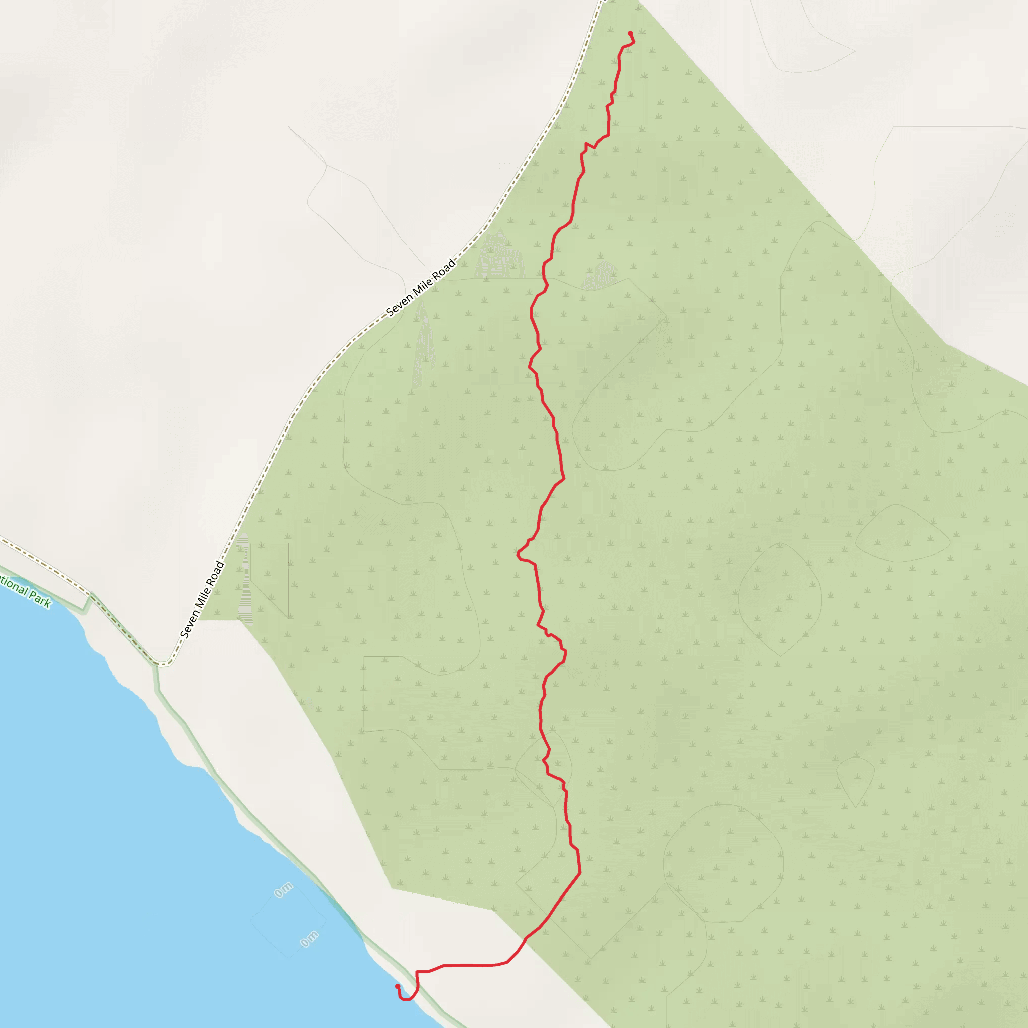 Bonney Reserve Nature Trail mobile static map