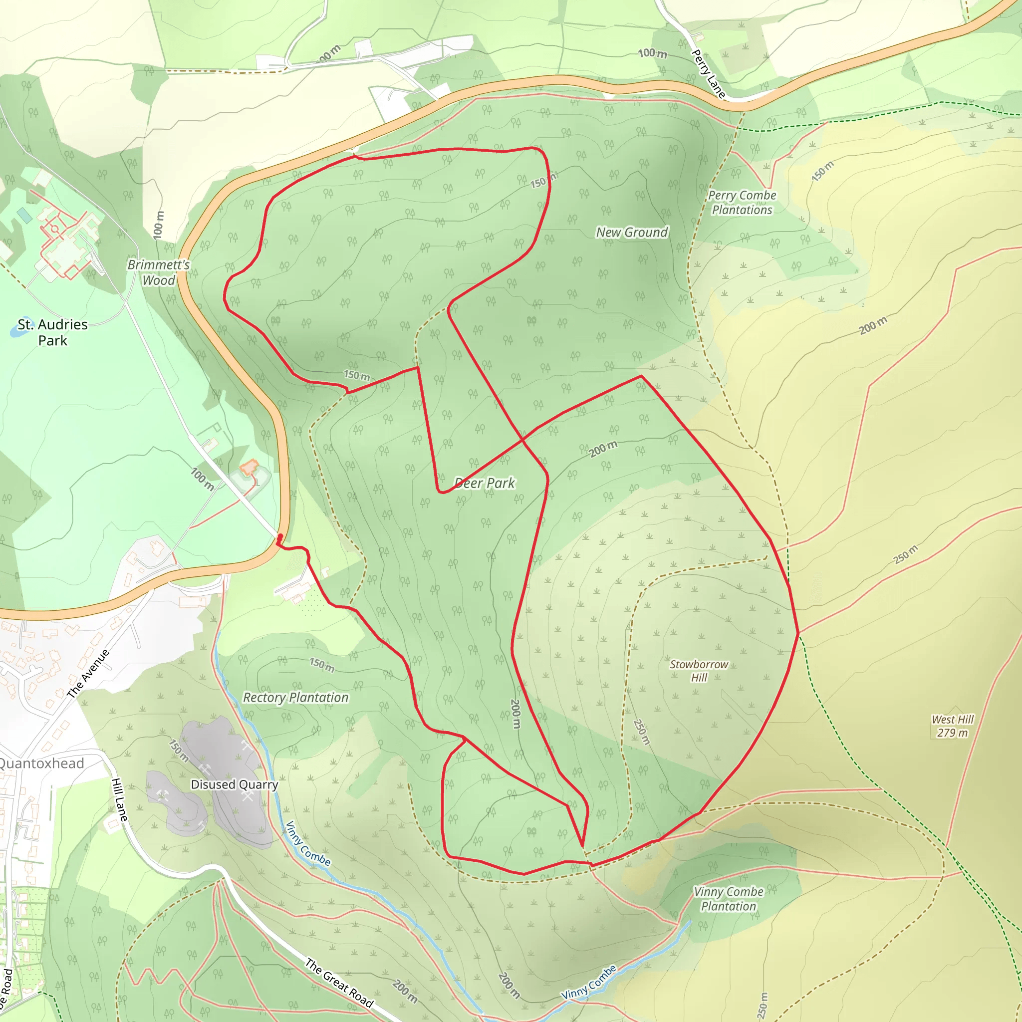 Deer Park Loop mobile static map