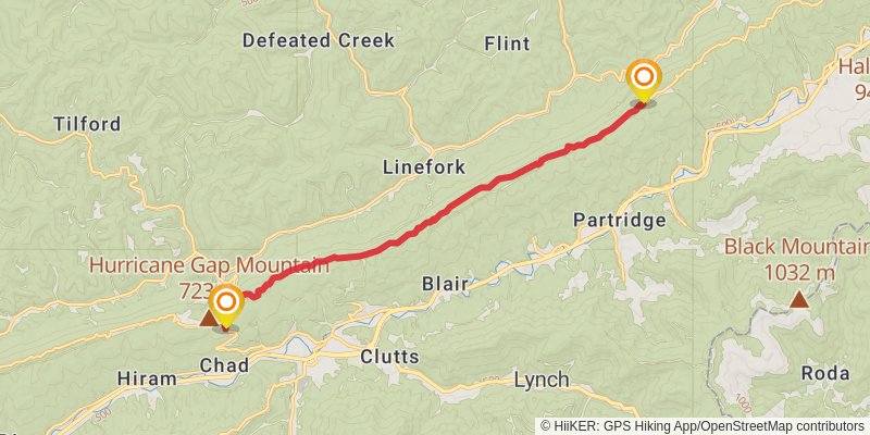 Great Eastern Trail (Incomplete) stage 81 Map
