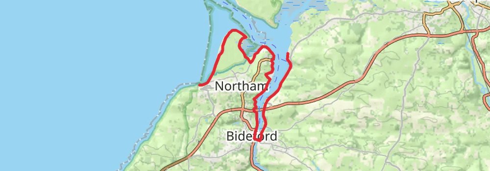 South West Coast Path stage 7 Map