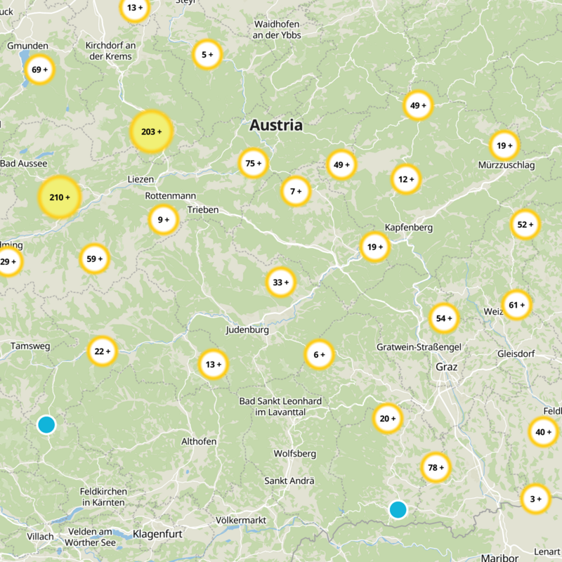 Bezirk Murtal Static Map