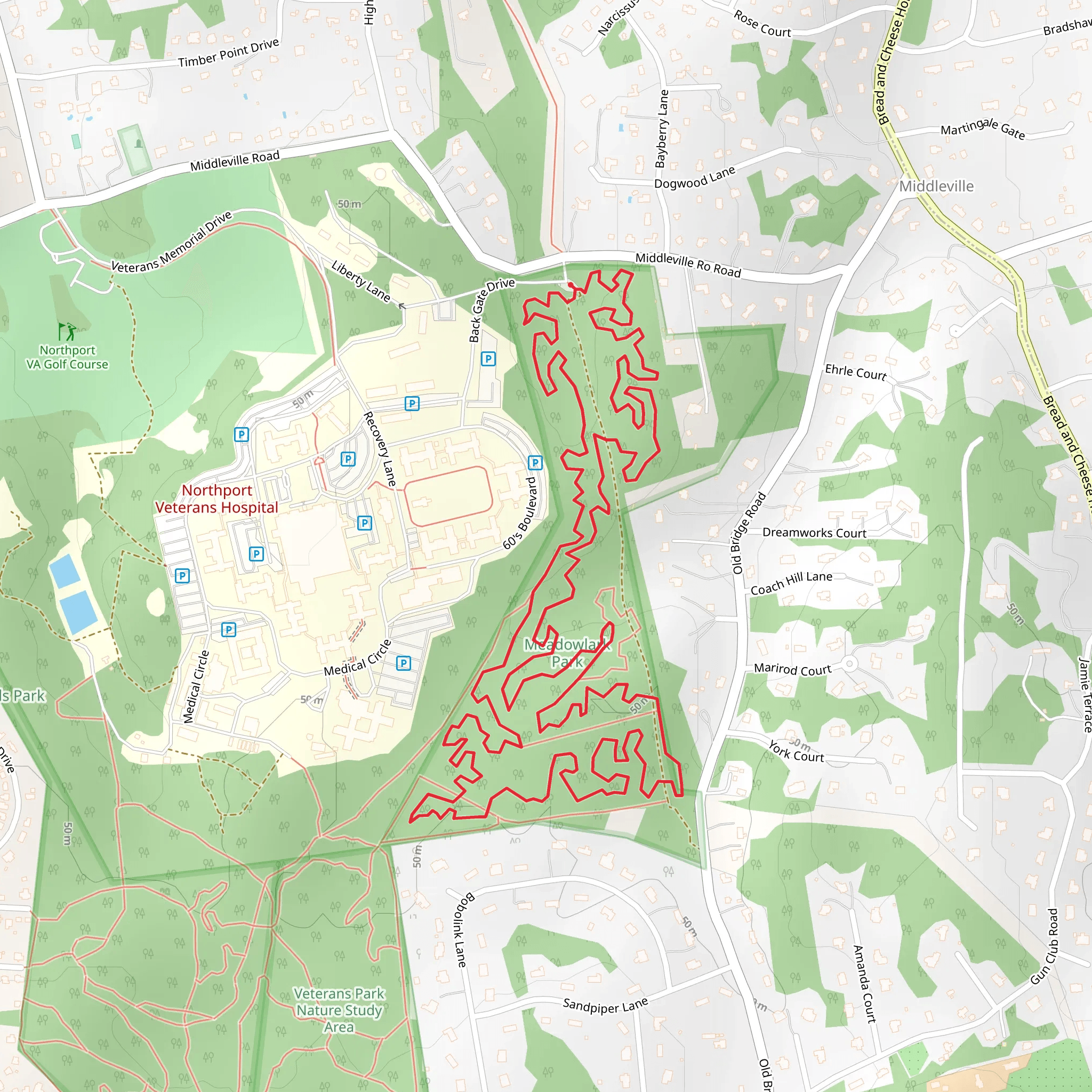 Middleville Road Loop mobile static map