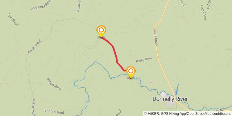 Bibbulmun Track alt 7 Map