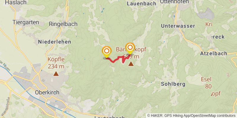 Renchtalsteig alt 4 Map