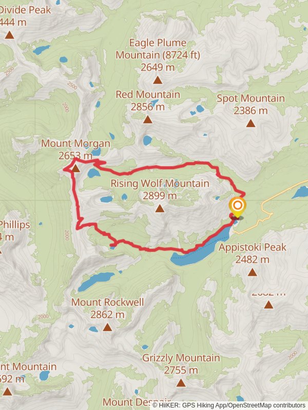 Mount Morgan - Two Medicine Lake Loop