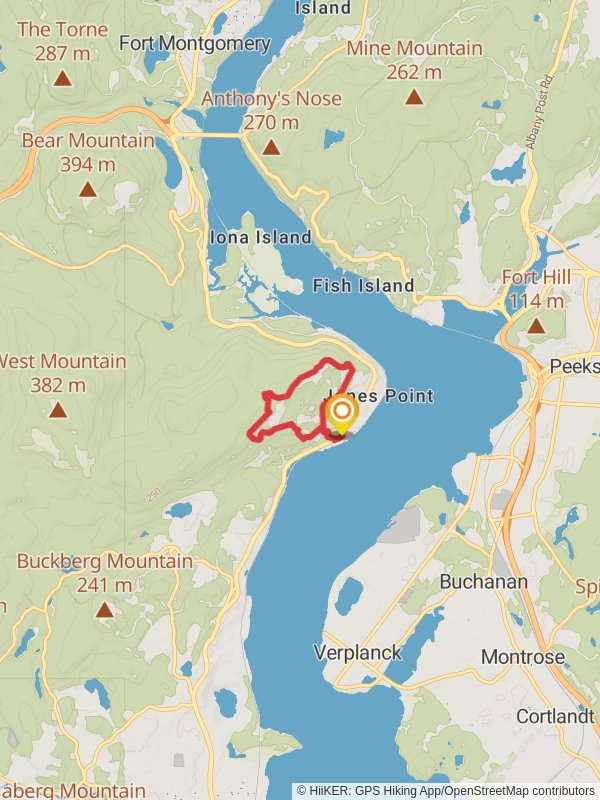 Ramapo-Dunderberg Trail and Timp-Torne Trail Loop mobile static map