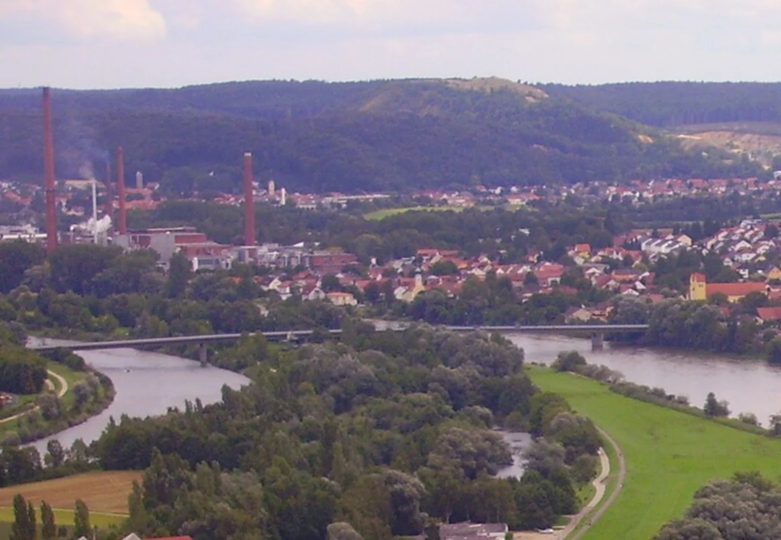 An image depicting the trail Kelheim to Kloster Weltenburg Walk via River Donau and its surrounding area.