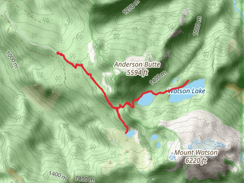 Lower Anderson-Watson Lakes Trail