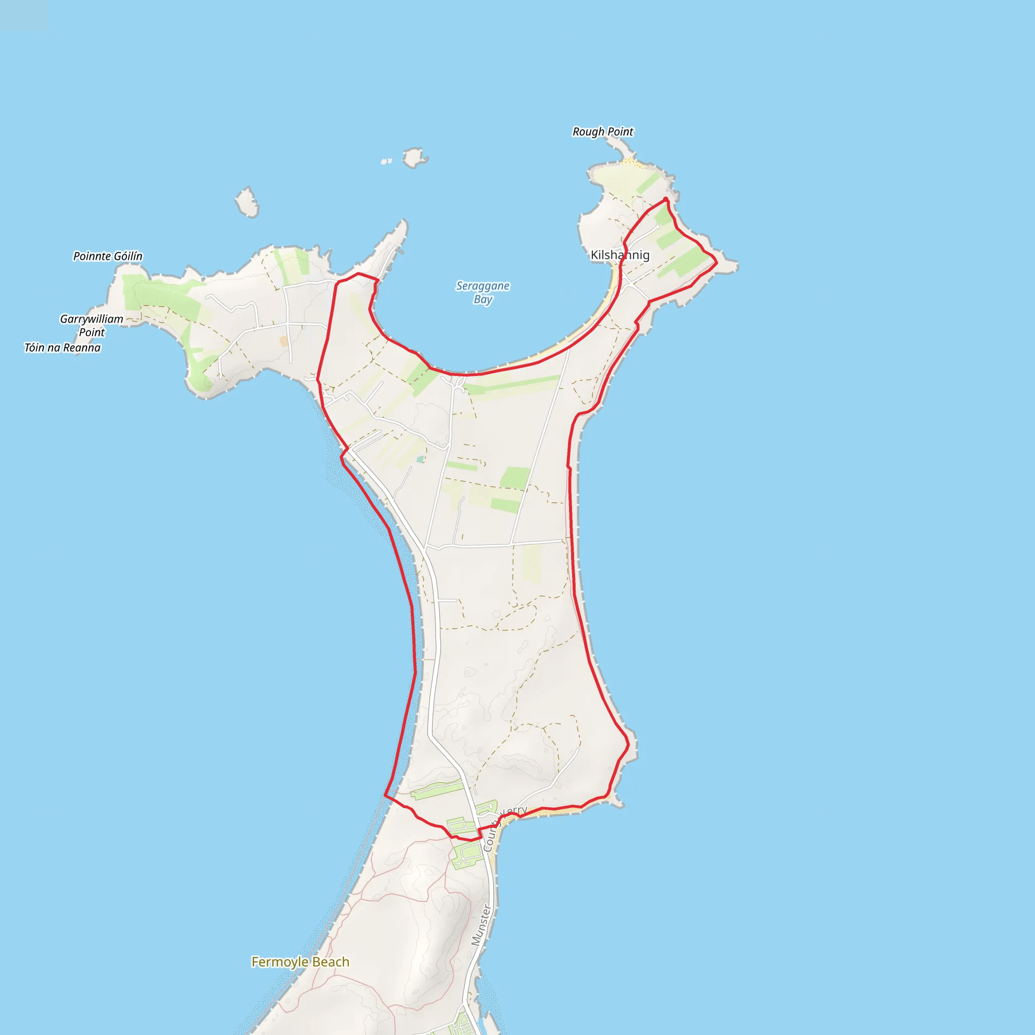 Maharees - The Dingle Way mobile static map