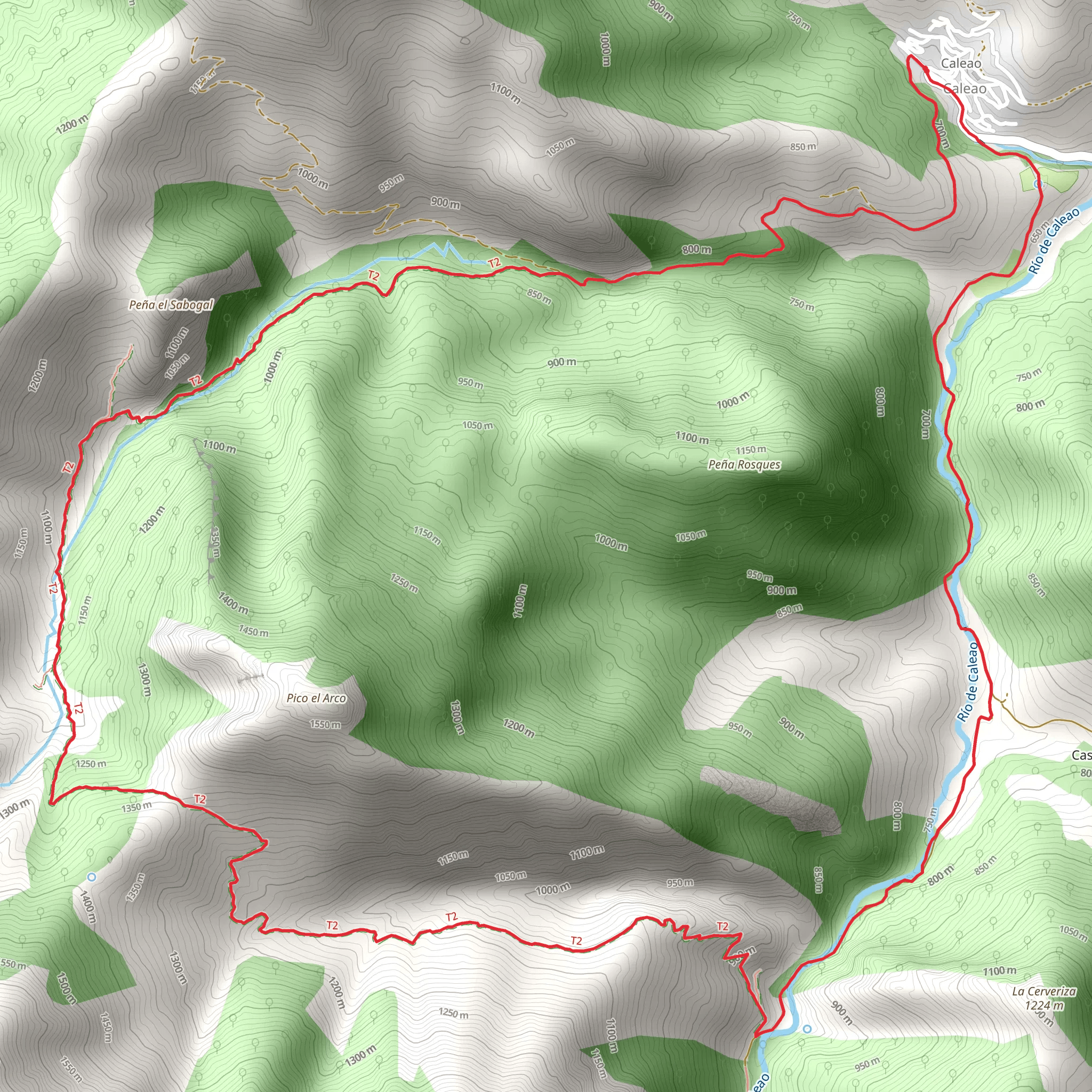 Arc Head Route mobile static map