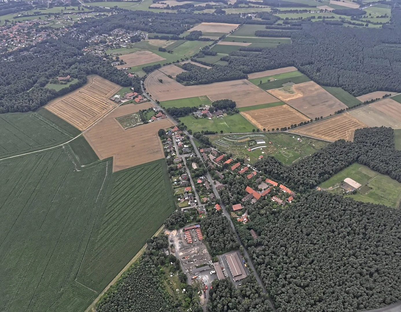 An image depicting the trail Dicker Rießen Loop and its surrounding area.
