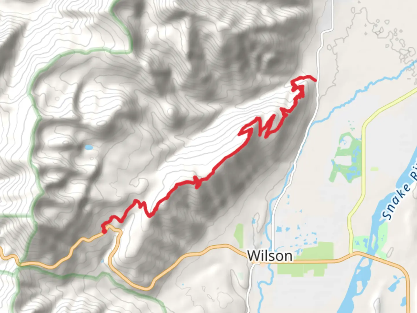 An image depicting the trail Arrow trail and Ridge Trail and its surrounding area.