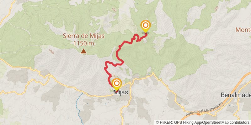Gran Senda De Malaga stage 37 Map