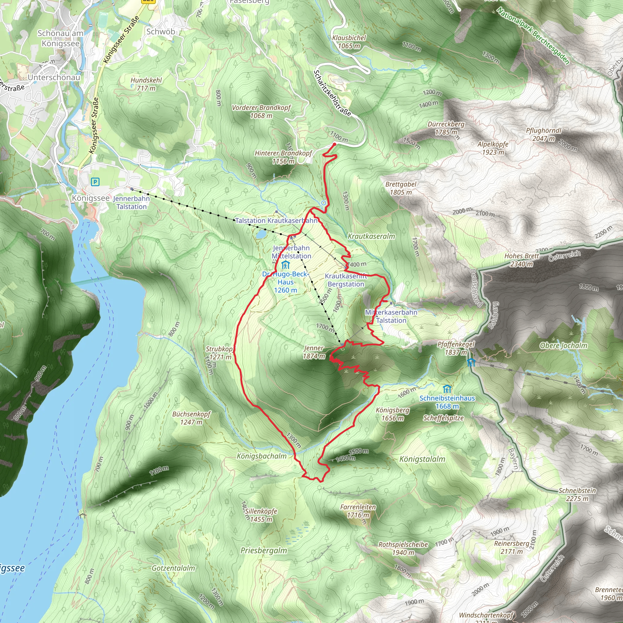 AV Weg and Arnoweg Loop mobile static map