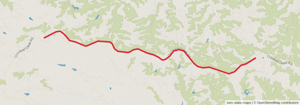 American Perimeter Trail - Rocky Mountains Primary stage 28 Map