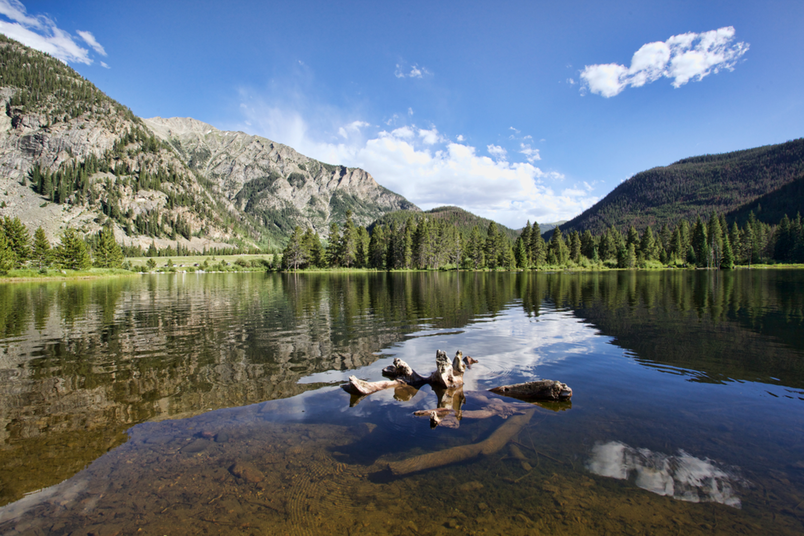 An image depicting the trail Officers Gulch Trail and its surrounding area.