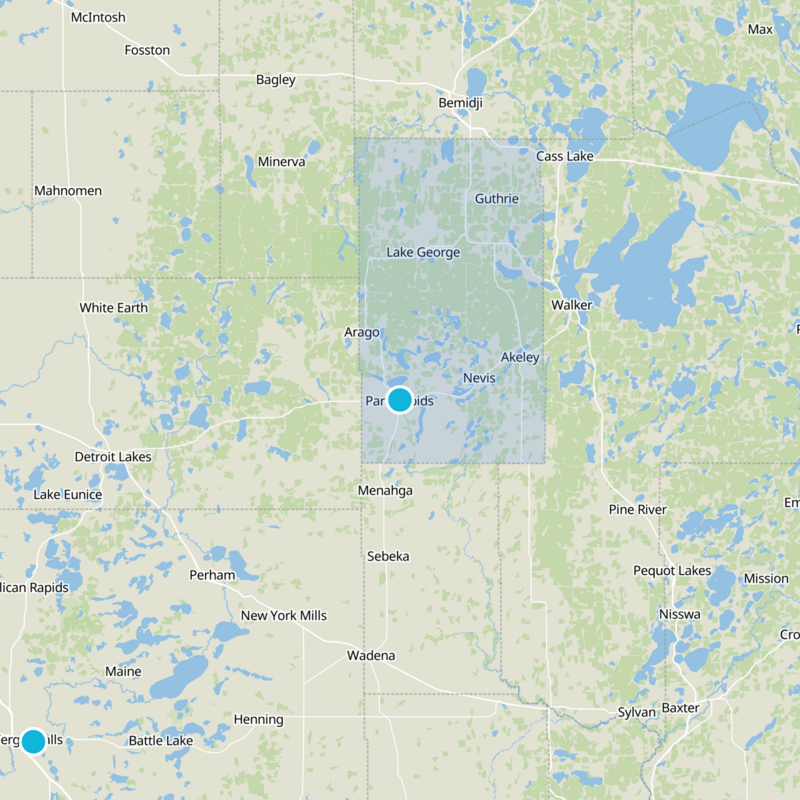 Hubbard County Static Map
