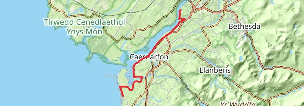 Wales Coast Path stage 18 Map