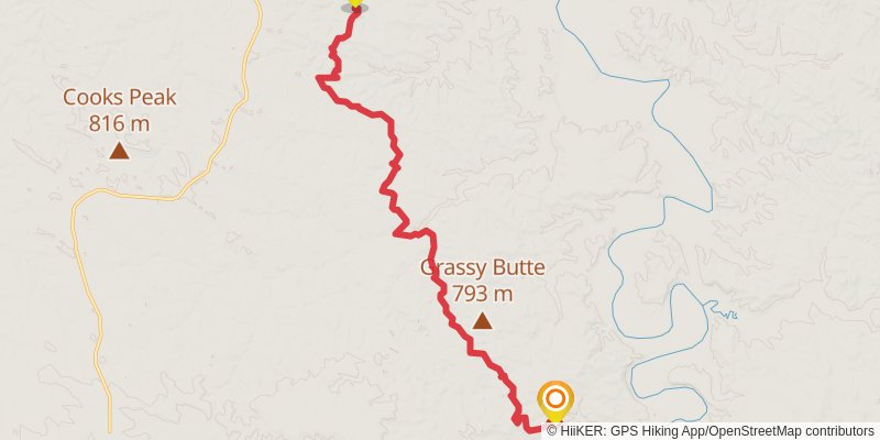 Maah Daah Hey Trail stage 6 Map