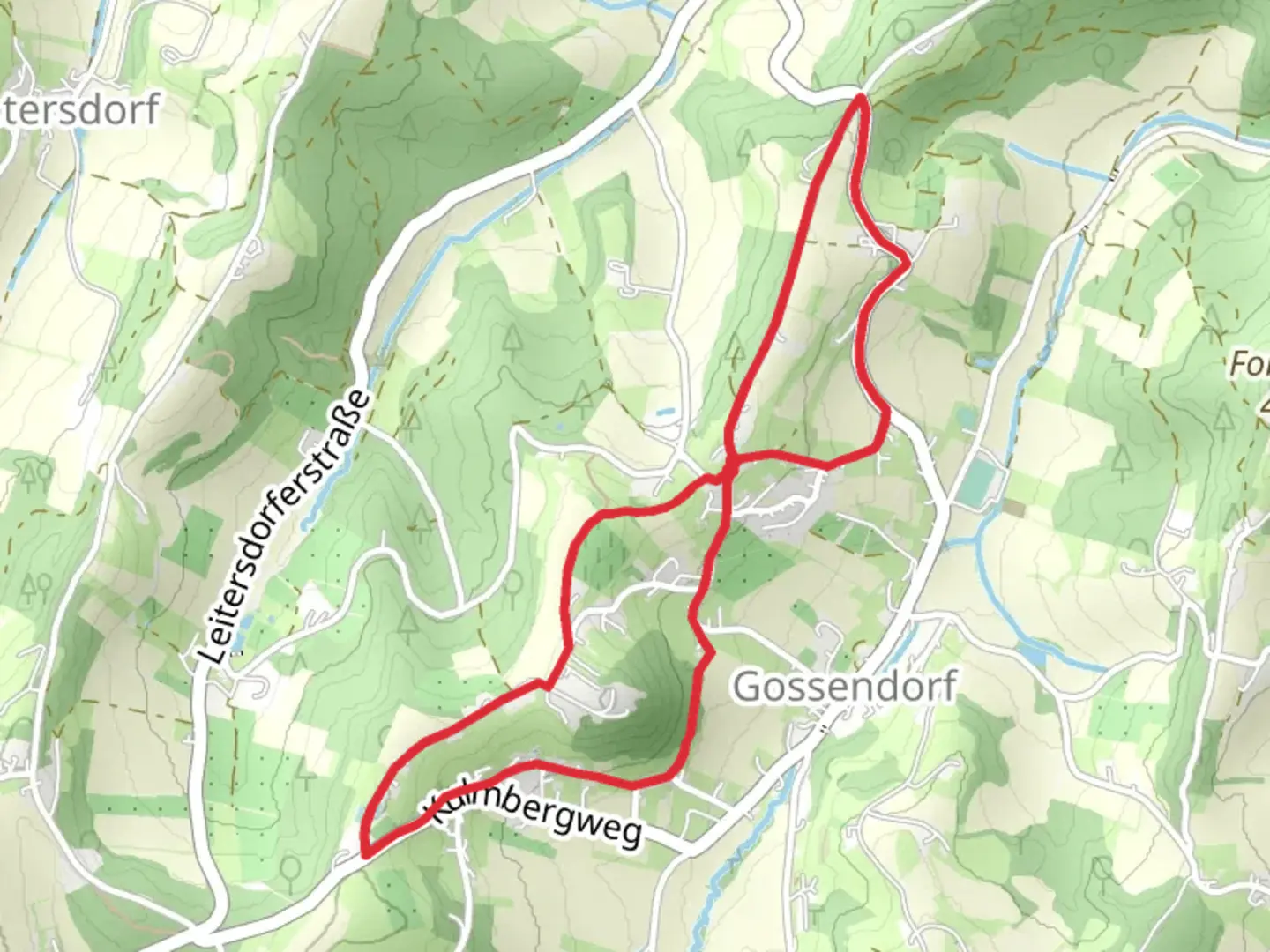 An image depicting the trail Höchkogelweg - Auf den Spuren der Vulkane and its surrounding area.