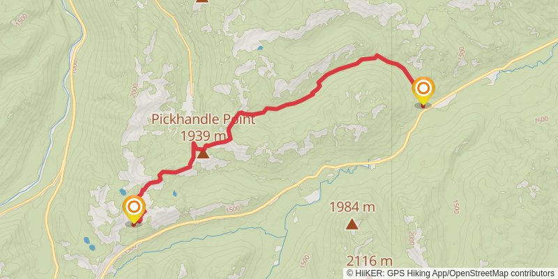 Chinook Pass Loop stage 4 Map
