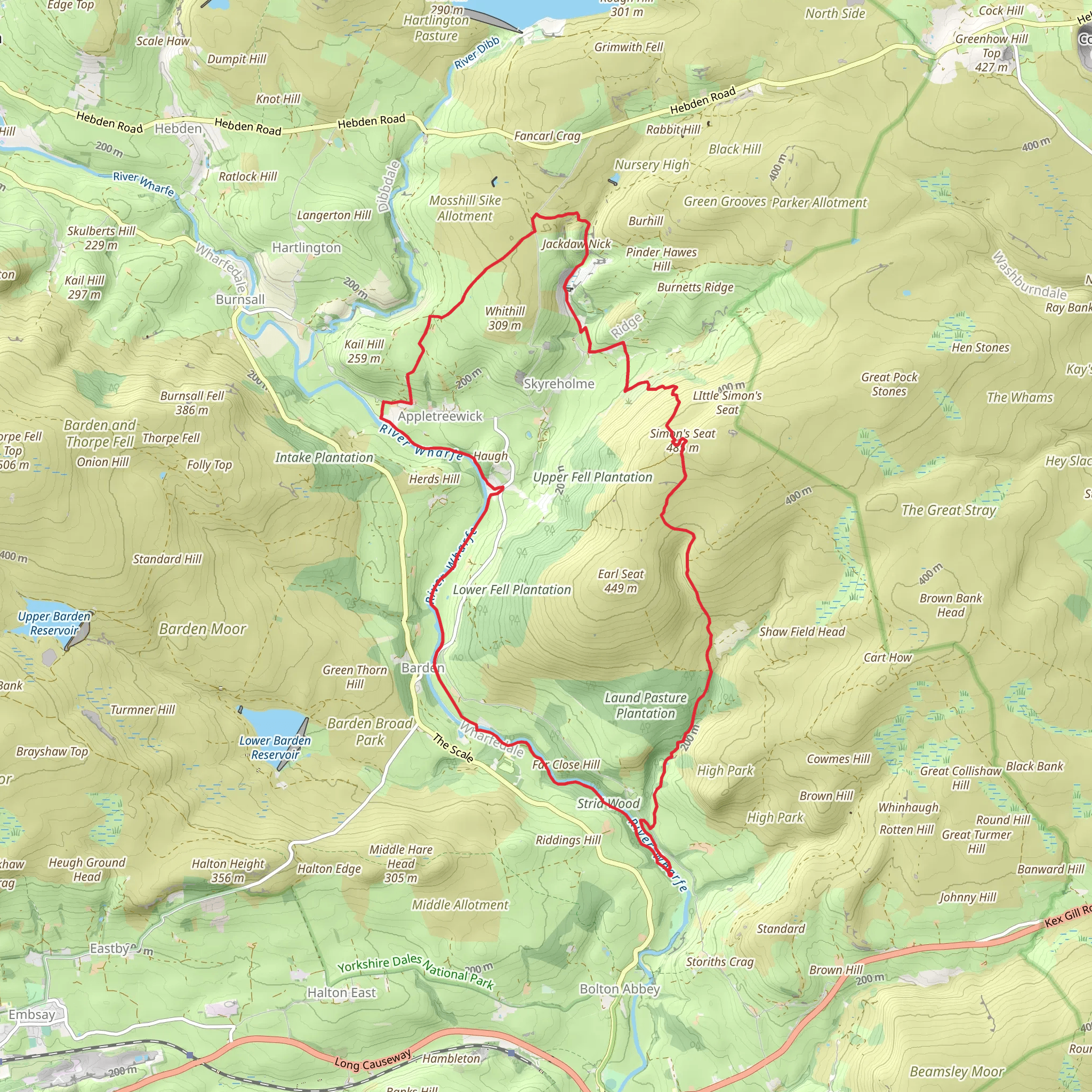 Spofforth - Kirkby Overblow and Sicklinghall mobile static map