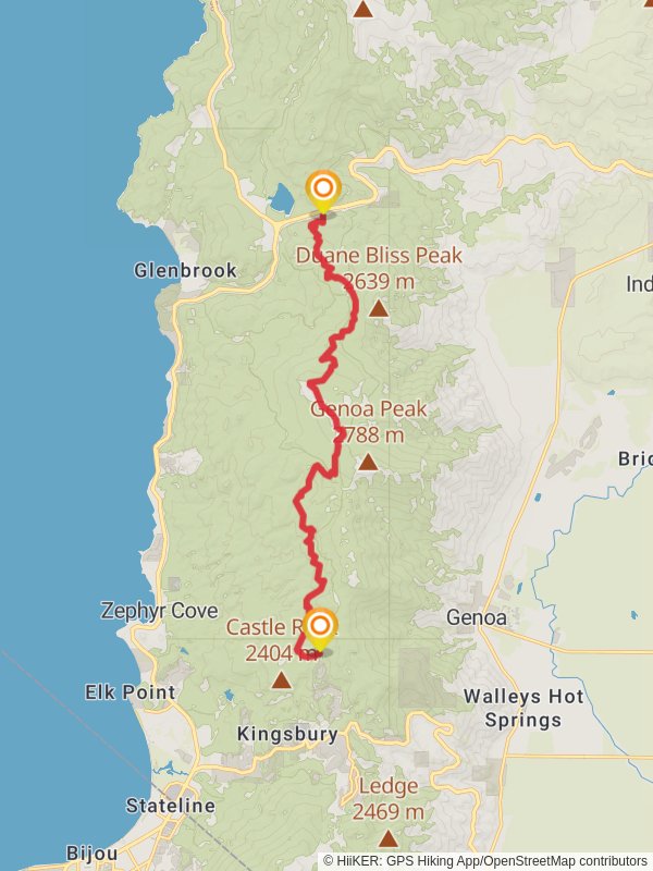 Tahoe Rim Trail - Spooner Summit