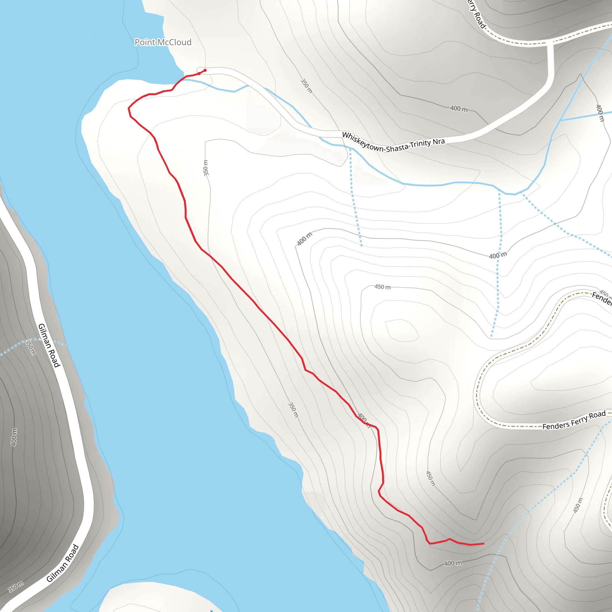 Samwell Cave Trail mobile static map