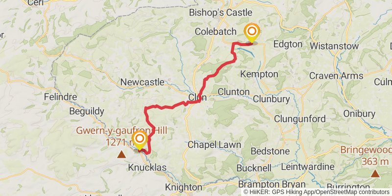 Jack Mytton Way stage 6 Map
