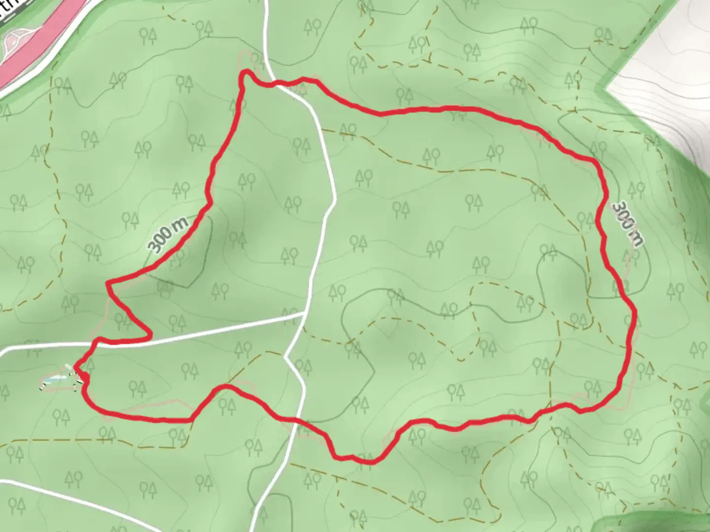 An image depicting the trail White Box Walking Track and its surrounding area.