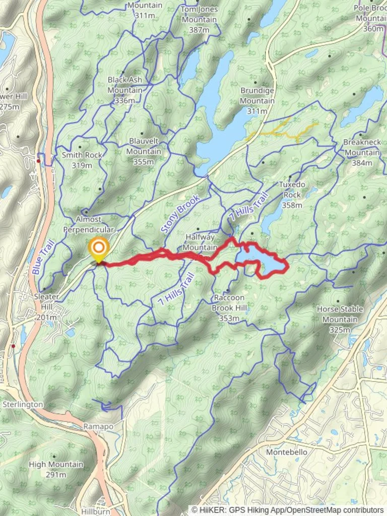 An image depicting the trail Pine Meadow Lake Loop Trail and its surrounding area.